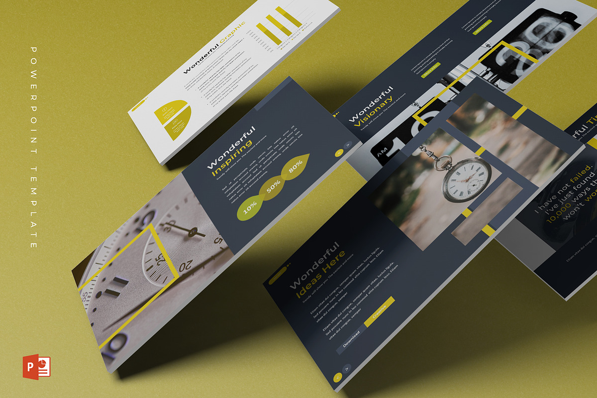 Time - Powerpoint Template, a Presentation Template by AQR Studio