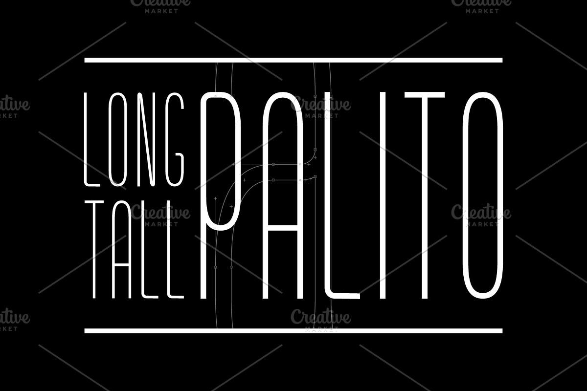 Long Tall Palito Font preview 3