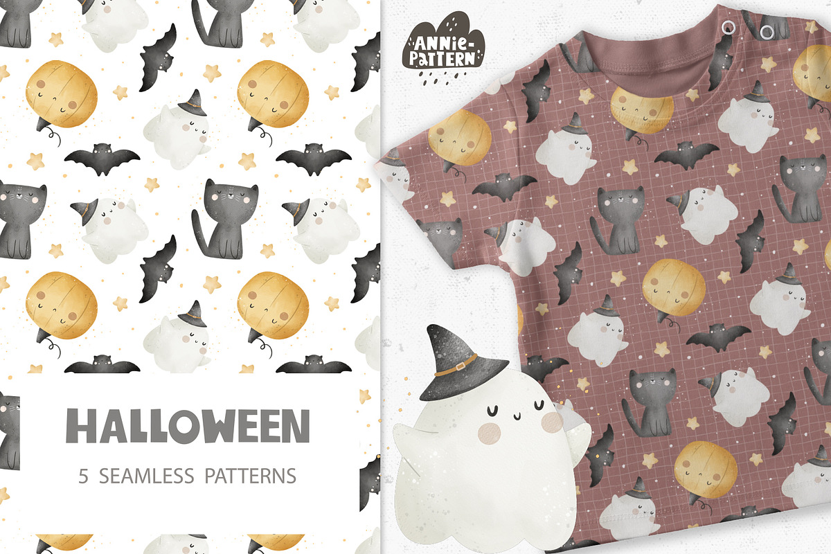Halloween, a Pattern Graphic by AnnieArt (Photo 1 of 7)