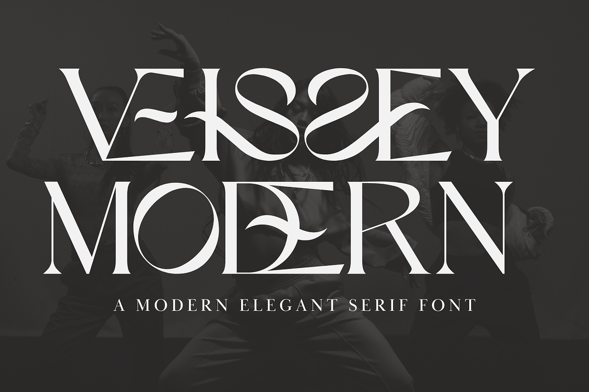 VEISSEY MODERN FONT, a Serif Font by 177Studio (Photo 1 of 9)