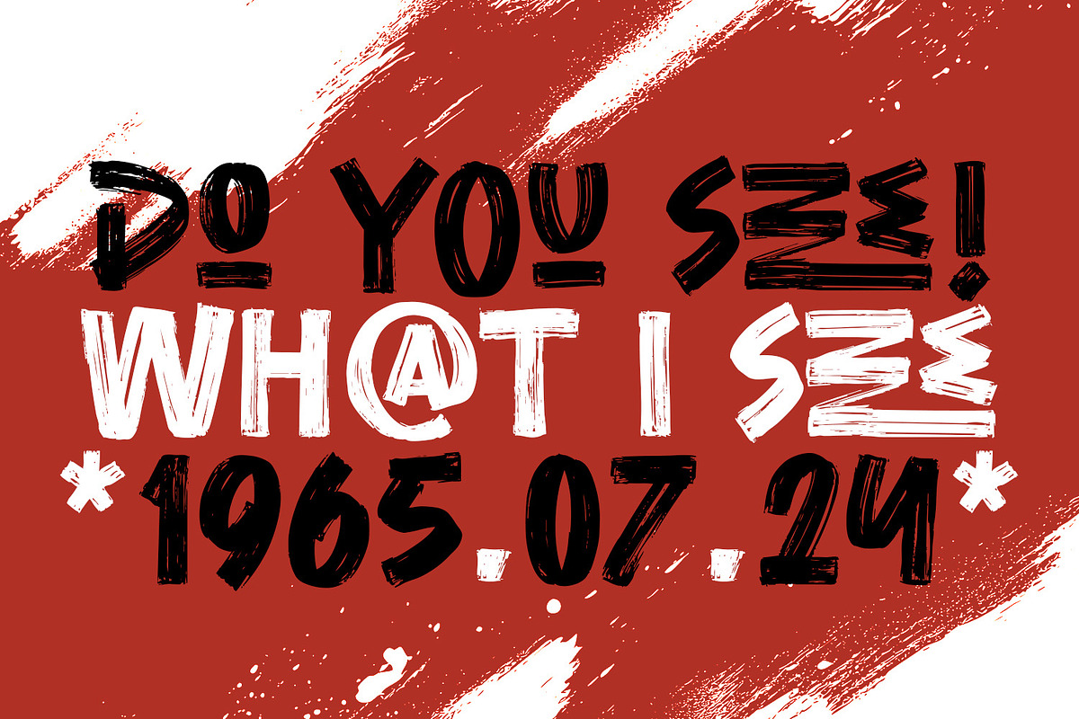Everdeath – Handbrush Typeface, a Handwritten Font by Almarkhatype (Photo 14 of 15)