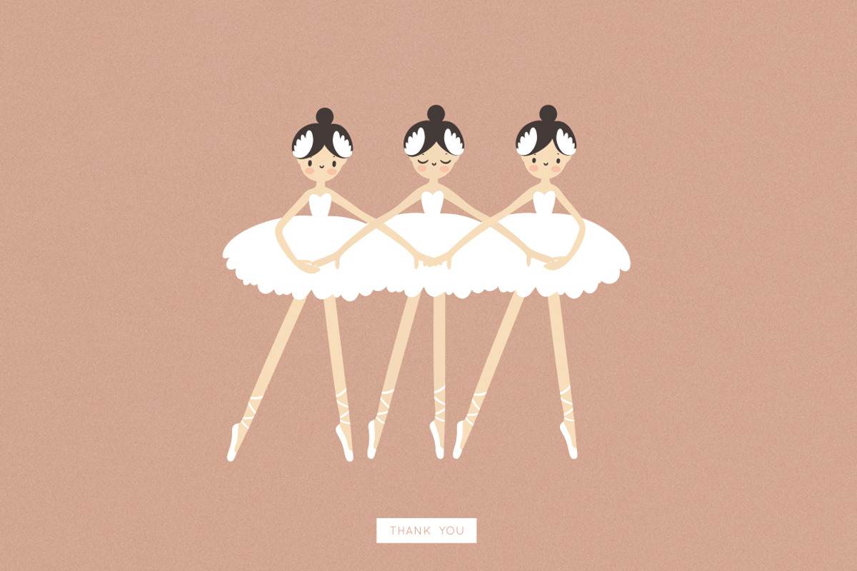 Ballerina illustration, a Person Illustration by Magic & Dreams (Photo 8 of 8)