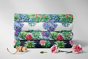 Succulents Botanical Watercolor, a Background Graphic by Hanna Hryharenka (Thumbnail 15 of 15)
