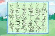 Woodland Animals Digital Stamps, a Graphic by Favorites_Art (Thumbnail 5 of 17)