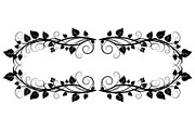 Nature Frame Art Silhouette Clipart, a Graphic by hafijul (Thumbnail 7 of 13)
