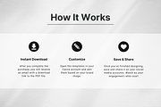 White & Gold Social Media Bundle Kit, a Social Media Template by DigiPax (Thumbnail 9 of 10)