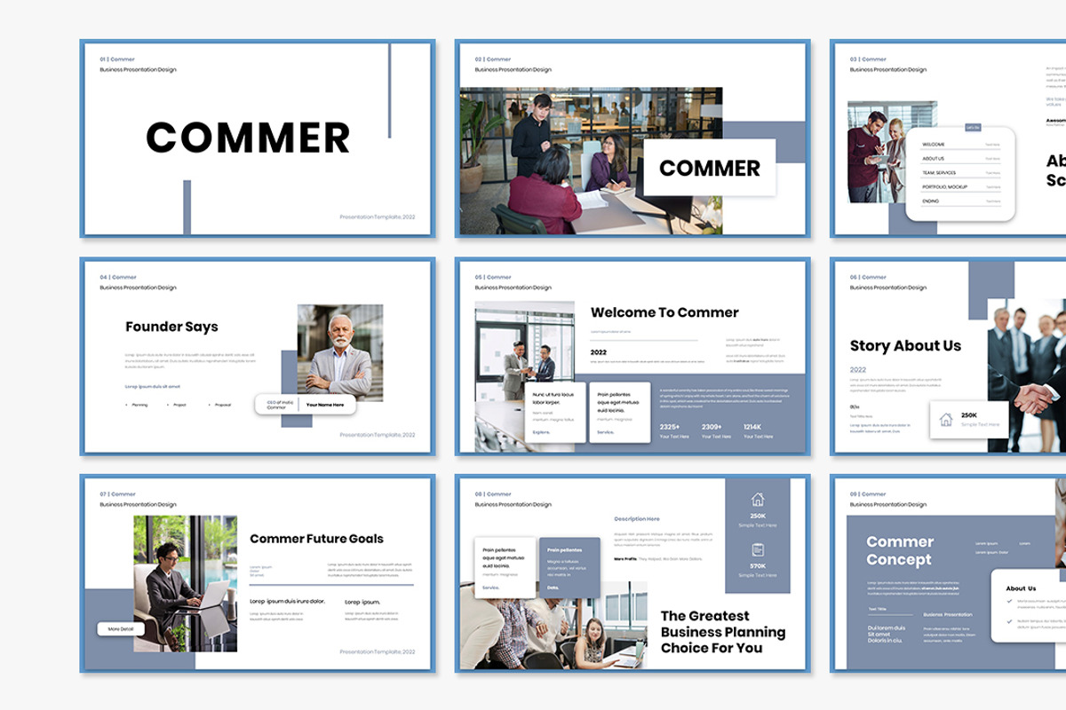 Commer Business Presentation, a Presentation Template by Analogous Temp (Photo 2 of 5)