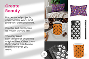 28 Halloween Themed Digital Papers, a Pattern Graphic by Nina Shaw (Thumbnail 4 of 10)