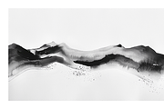 Kesi Co. B&W Ink Wash Art, a Texture Illustration by milatovar (Thumbnail 16 of 20)
