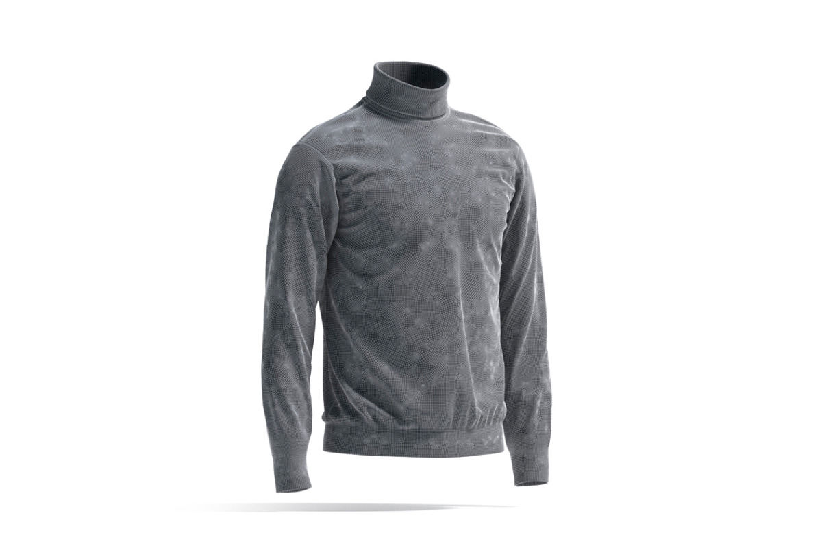 Black Turtleneck Sweater 3D Model, an Object 3D Model by rebrandy (Photo 9 of 10)
