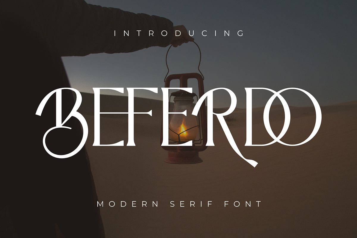 Beferdo, a Serif Font by Rishsketch (Photo 1 of 13)