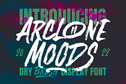 Arclone Moods - Dry Brush, a Font by Letterhend Studio (Thumbnail 1 of 9)