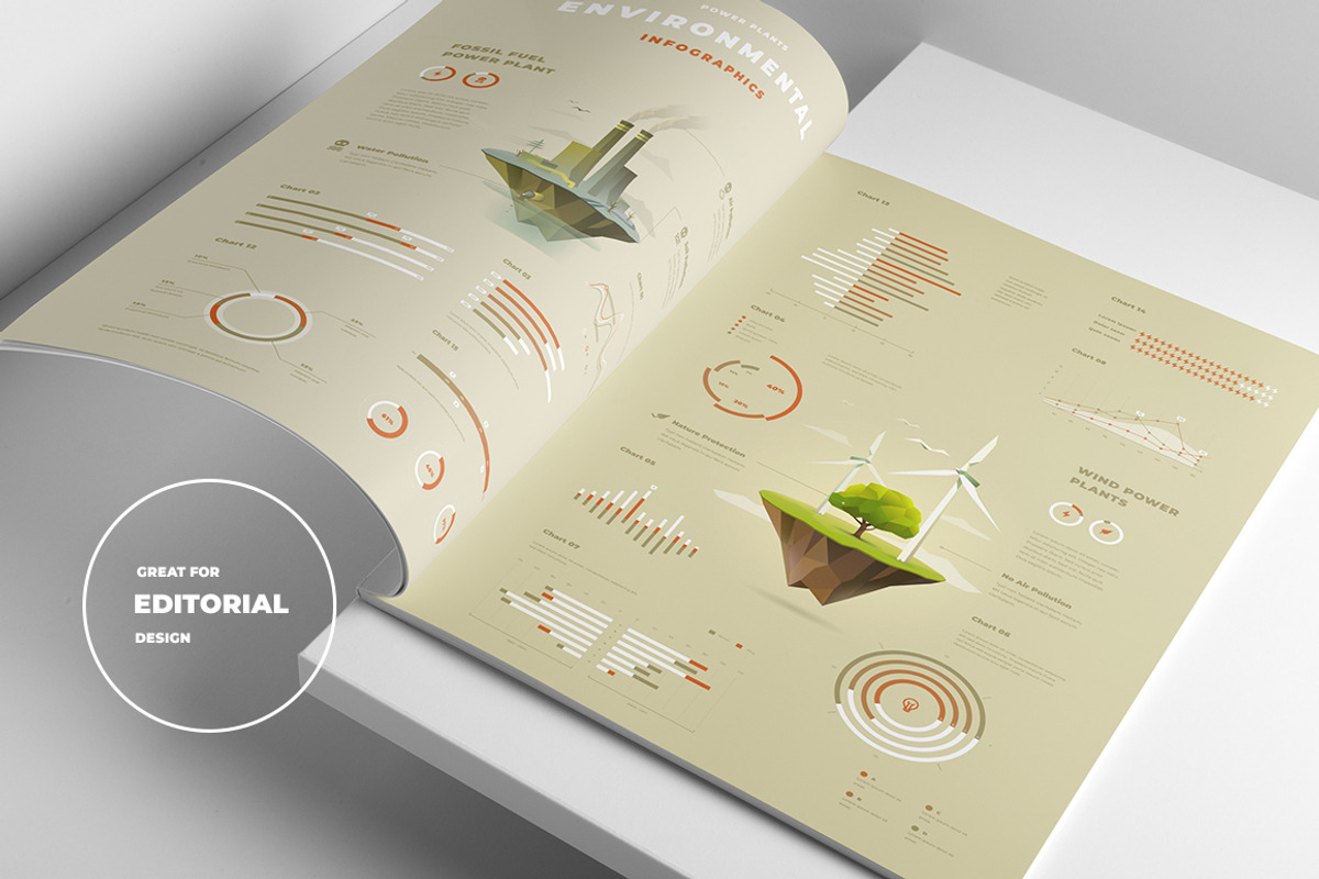 Environmental Infographics, a Technology Illustration by blauananas (Photo 8 of 9)