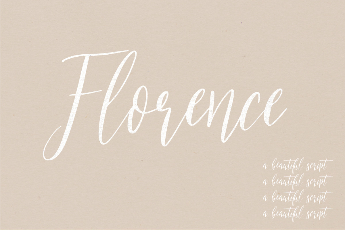 Florence | A Beautiful Script preview 5