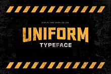 Uniform Display Typeface