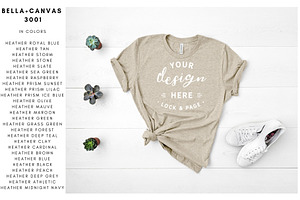 Bella Canvas T-Shirt Mockup Bundle