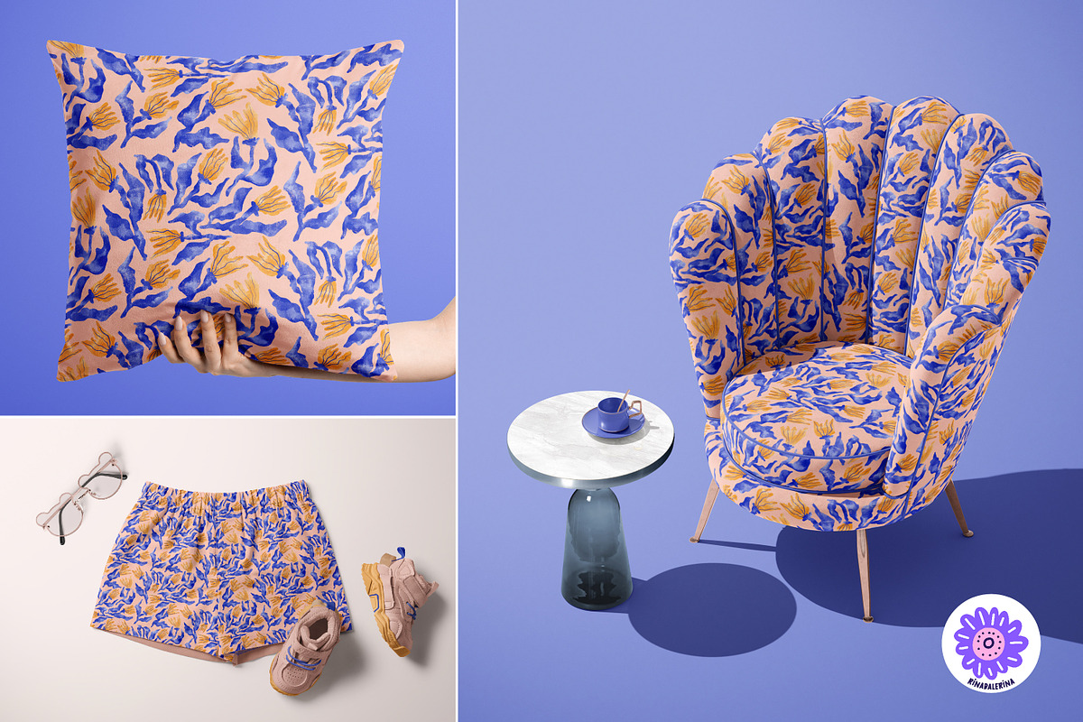 Abstract Floral Seamless Pattern, a Pattern Graphic by BAGIRA | Studio (Photo 6 of 8)