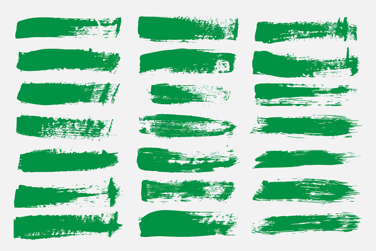 Set of Vector Grunge Brush Strokes, a Brush Add-On by Warm Snow (Photo 4 of 4)