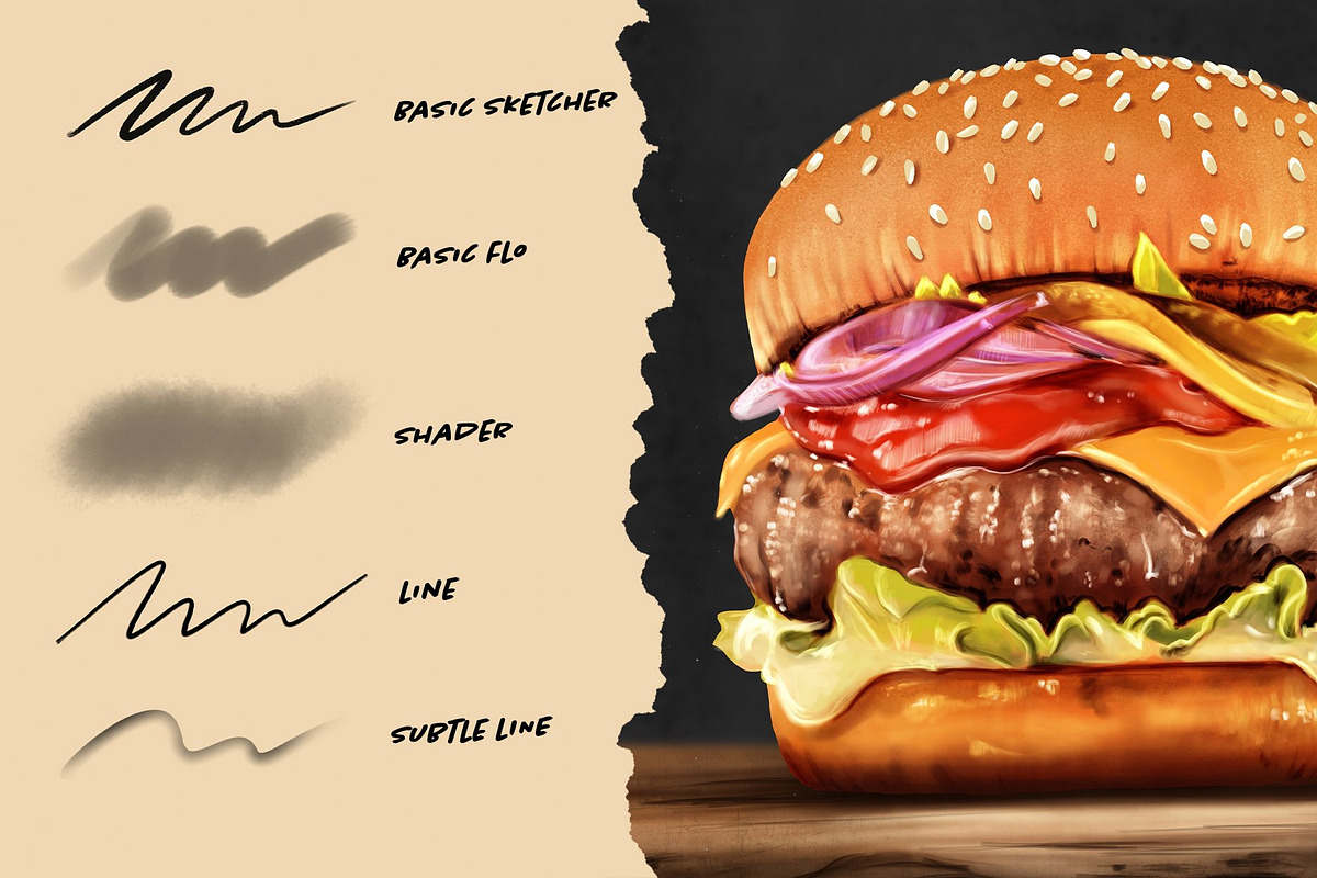 Flo’s Big Procreate Brush Box, a Brush Add-On by ArtwithFlo (Photo 6 of 35)