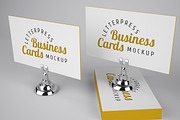 Letterpress Business Cards Mockup, a Print Template by ItemBridge (Thumbnail 2 of 3)