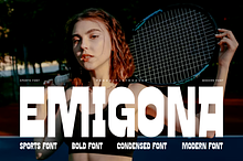 Emigona - Sports Bold Font