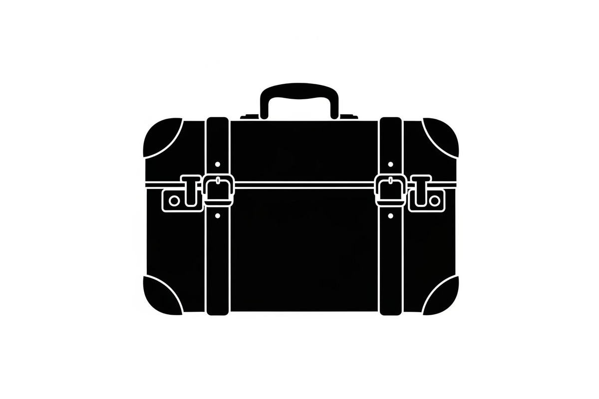Vintage Suitcase Silhouette Bundle, an Illustration by Artivon (Photo 44 of 51)
