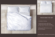 Double Bed Mockup, a Household Mockup by Mockup Up! (Thumbnail 3 of 6)