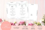 Wedding Menu M1017, an Invitation Template by Love Meets Paper (Thumbnail 2 of 2)