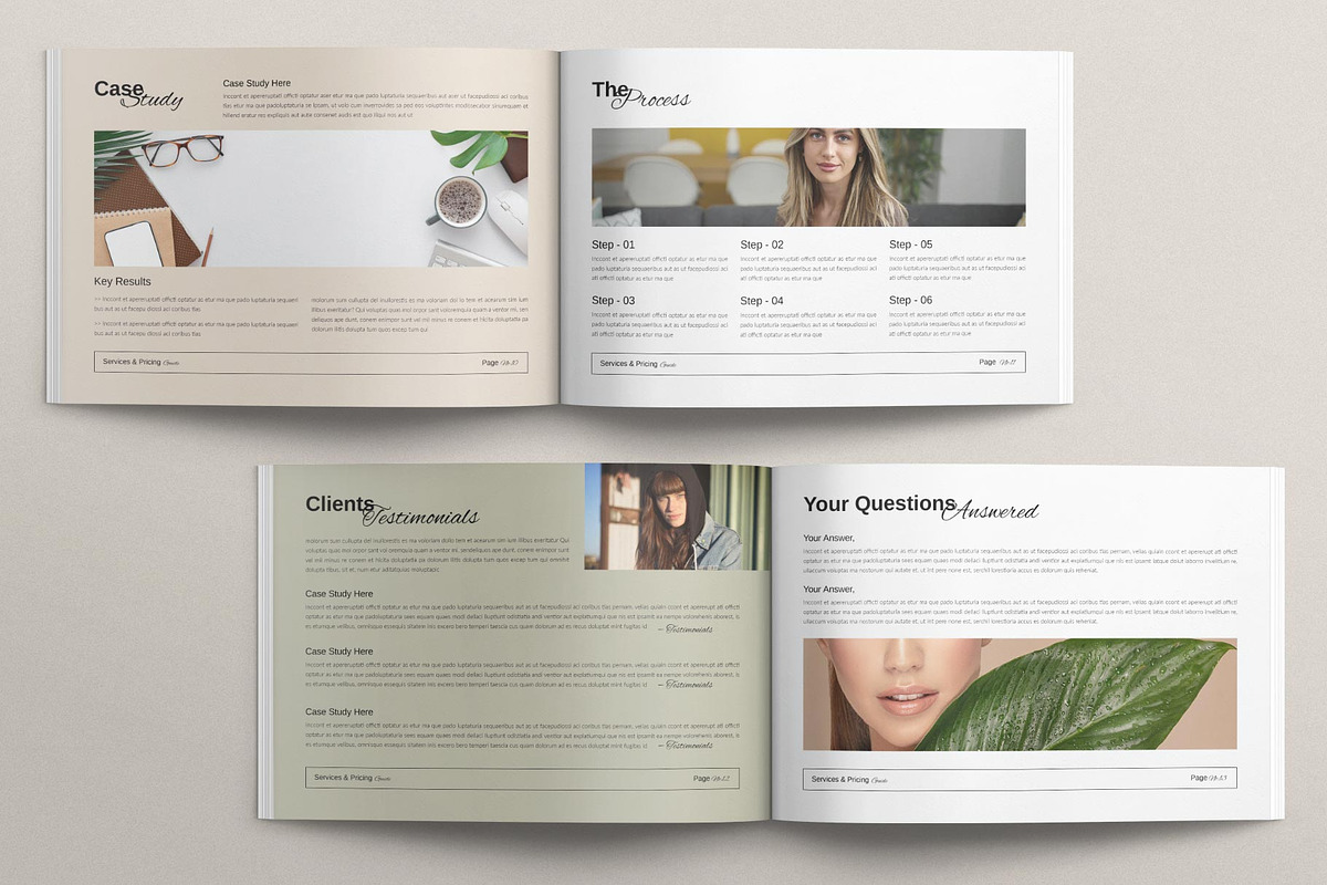 Services and Pricing Guide Landscape, a Magazine Template by TemplatesForest (Photo 6 of 8)