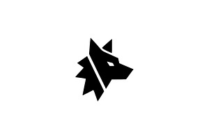 Wolf Head Icon, an Animal Illustration by Vectorium Studio