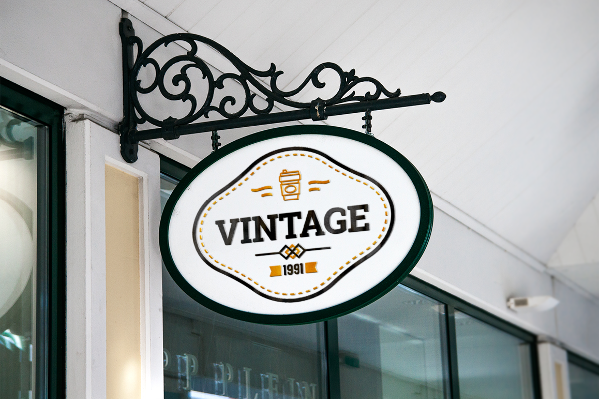 Vintage Logos Template Bundle V3, a Branding & Logo Template by SoubArt (Photo 7 of 7)