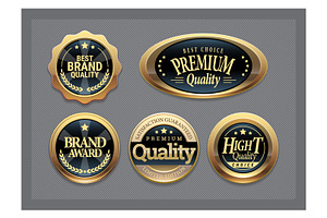 Golden Badges Collection. Quality