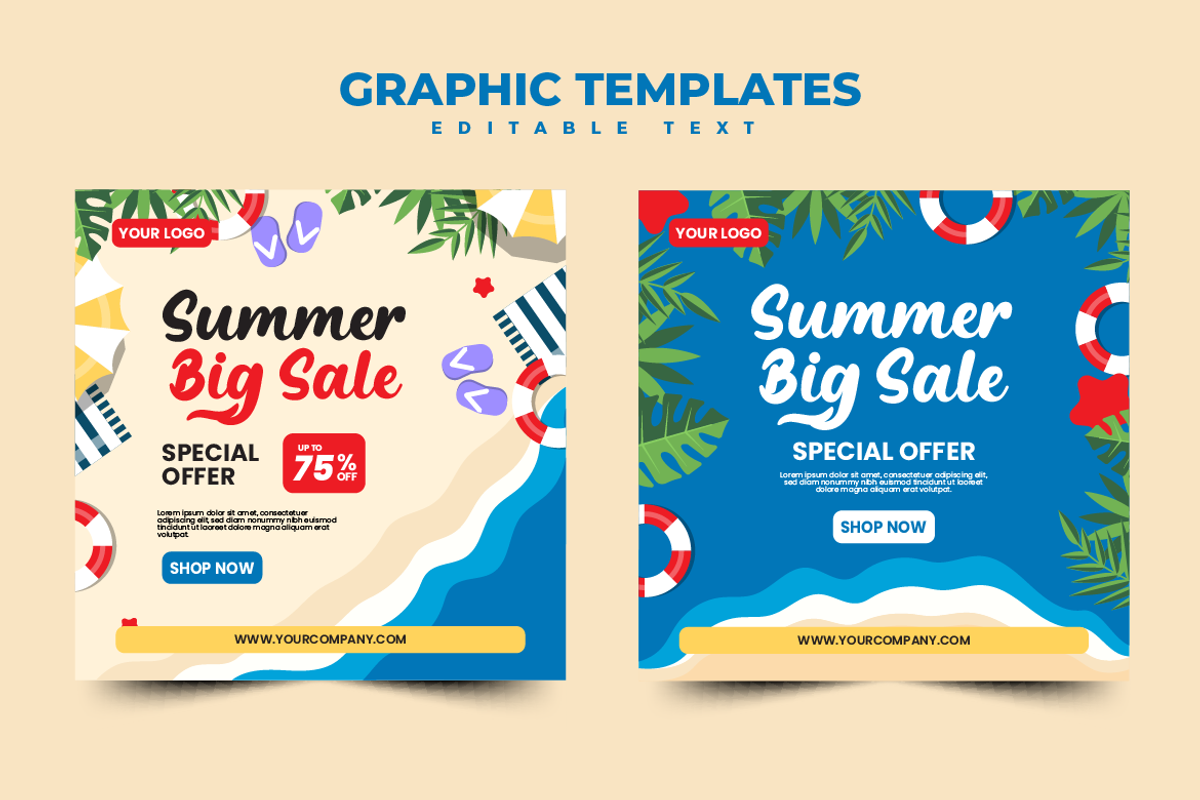 Summer Set Graphic Design V23, a Flyer Template by twinstd (Photo 3 of 6)