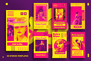 Retro Vibes Canva Instagram Template, a Social Media Template by Vectorheroes (Thumbnail 7 of 8)