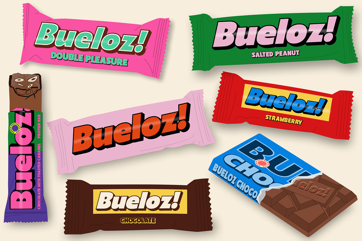 Ft Bueloz | Shadow Font, a Sans Serif Font by Fateh.Lab (Photo 6 of 12)
