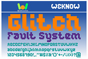 glitch font, a Font by weknow (Thumbnail 3 of 5)