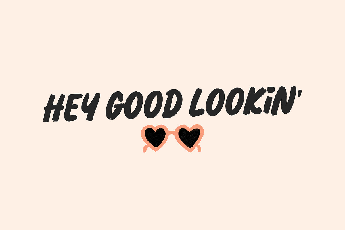 Cherry Bomb - A Chubby Marker Font, a Font by ReveryWorks (Photo 8 of 12)