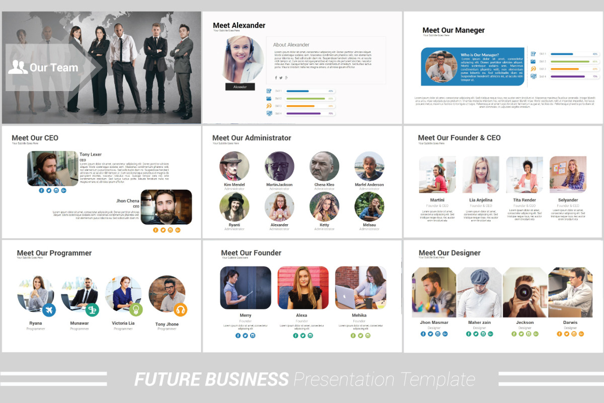 Future Business Powerpoint Template, a Presentation Template by Presentation Official (Photo 5 of 29)