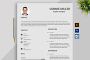 Resume Template and Cover Letter, a Resume Template by designvillage (Thumbnail 1 of 13)