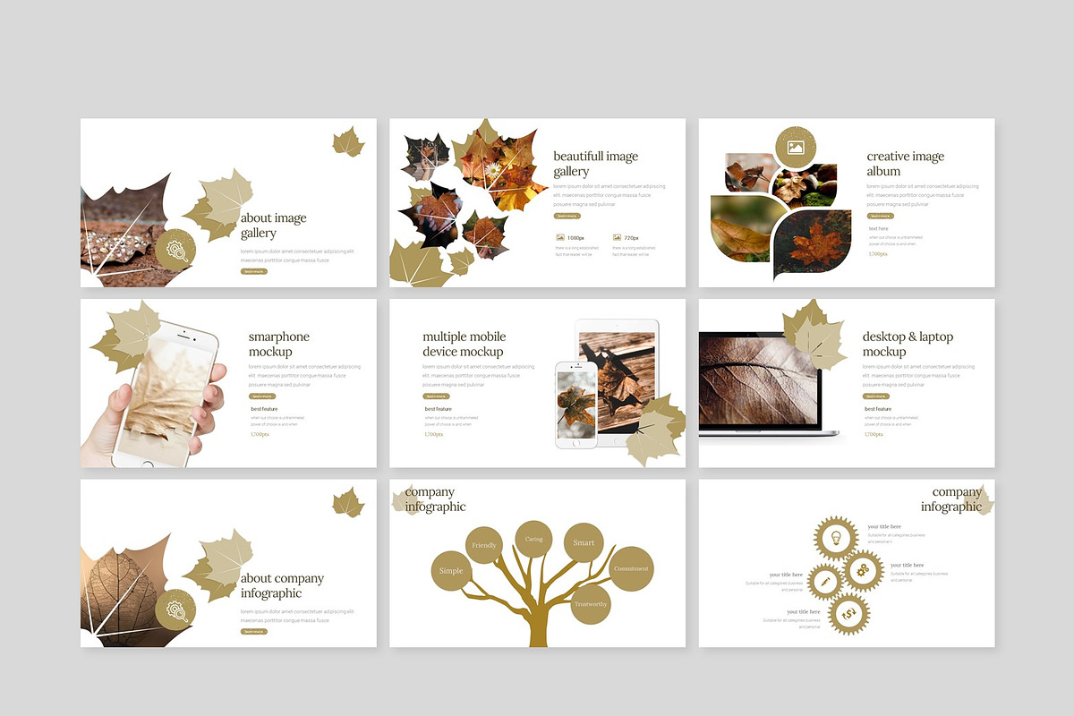 Autumn Leaves - Powerpoint Template, a Presentation Template by inspirasign