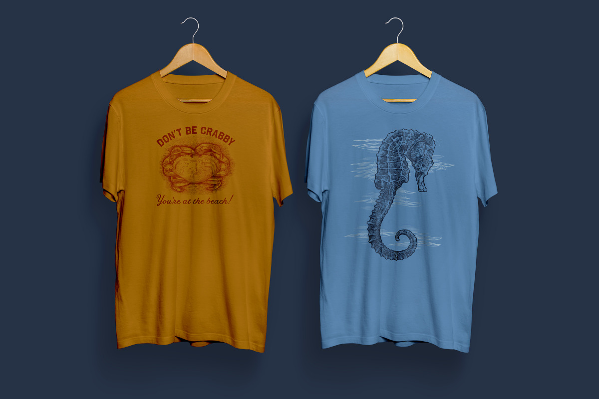 Hand Drawn Sea Critters Set, an Animal Illustration by Well Rock Designs (Photo 6 of 8)