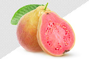 Yellow guava with pink flesh, an Object Graphic by Fruits+Veggies (Thumbnail 2 of 4)
