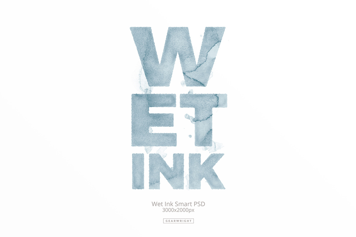 Wet Ink Smart PSD preview 2