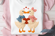 Faux Yarn Valentine Silly Goose PNG, an Animal Illustration by SugarCloudStudioArt (Thumbnail 1 of 4)