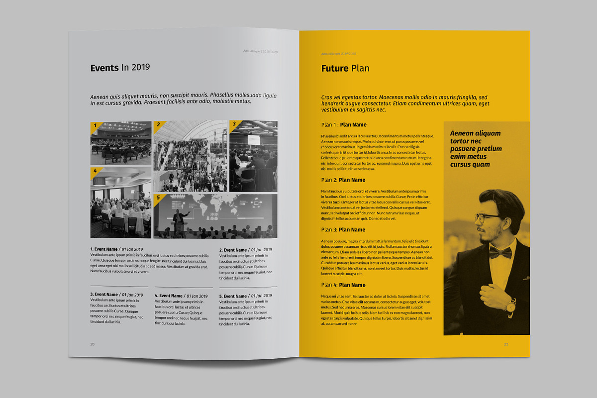 Kreatype Annual Report, a Brochure Template by Kreatype Studio (Photo 12 of 16)
