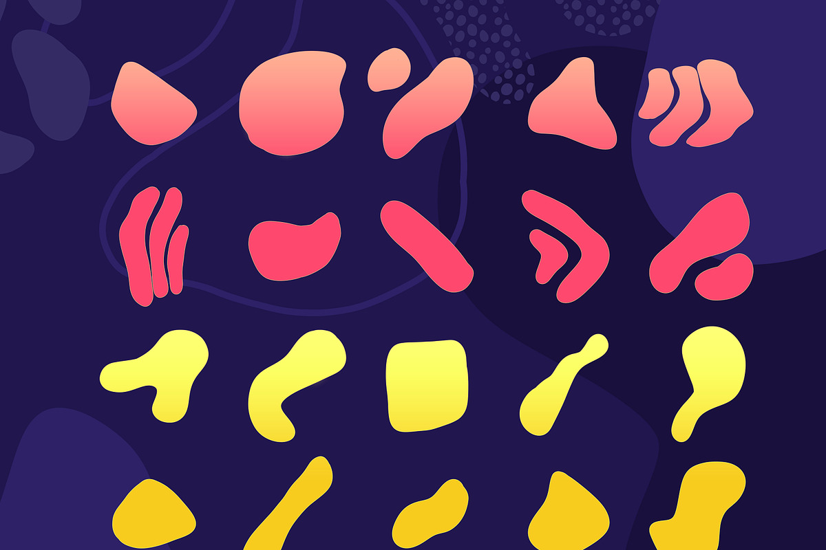 177 Procreate organic shapes brushes, a Brush Add-On by Endete & Mazak brushes (Photo 3 of 5)