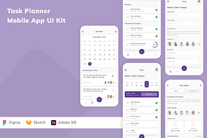 Task Planner Mobile App UI Kit