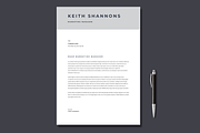 Resume Template with Cover Letter, a Resume Template by Visual Designs (Thumbnail 2 of 2)