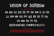 Vision Of Sorrow, a Blackletter Font by HATFSTUDIO (Thumbnail 8 of 9)