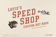 The Vintage Rustic Three Font Bundle, a Serif Font by Komet & Flicker (Thumbnail 10 of 16)